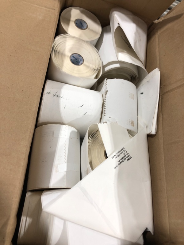Photo 2 of DYMO Authentic LW Extra-Large Shipping Labels for LabelWriter Label Printers, White, 4'' x 6'', 10 Rolls of 220 (2200 Total) 10 Rolls XL shipping label Printer