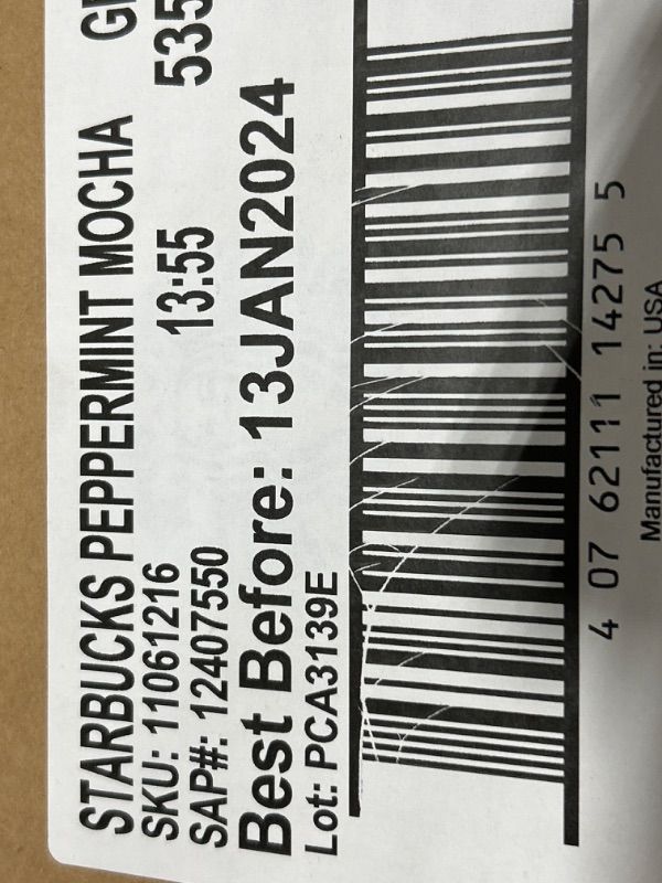 Photo 1 of Starbucks Ground Coffee, Peppermint Mocha Naturally Flavored Coffee, 100% Arabica, Limited Edition Holiday Coffee, 6 Bags (11 Oz Each) Peppermint Mocha 11 Ounce (Pack of 6)