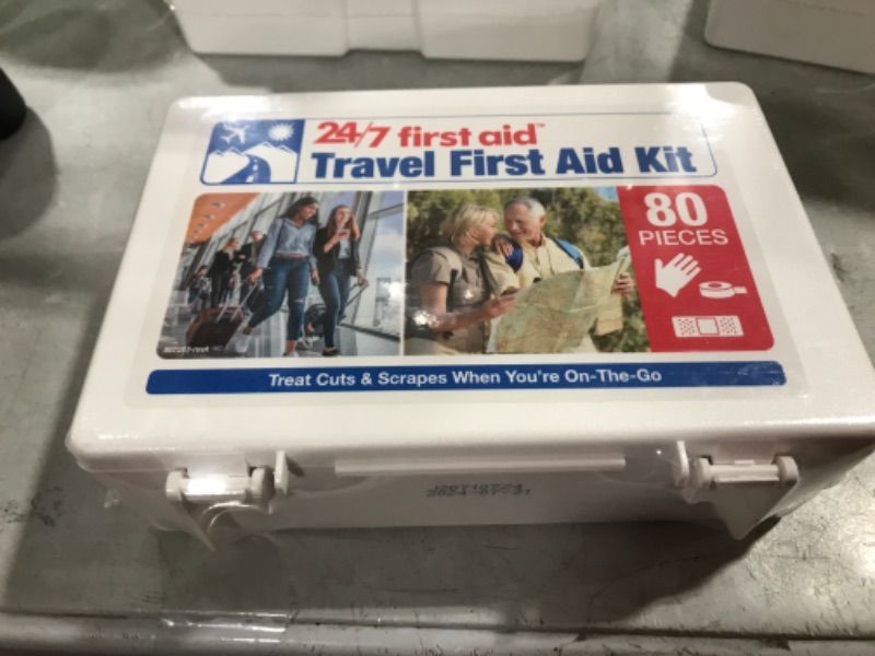 Photo 2 of 24/7 First Aid 80 Piece Travel First Aid Kit