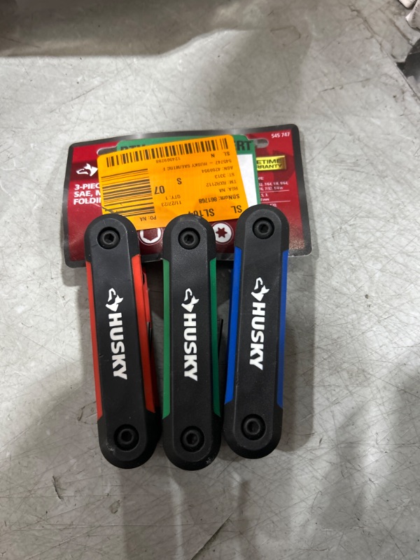 Photo 2 of Folding Hex Key Set (3-Piece)