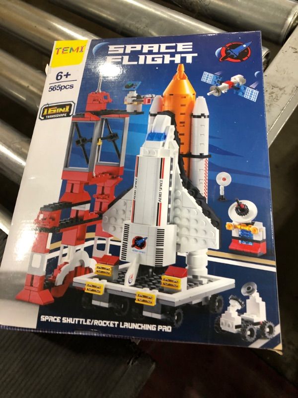 Photo 2 of 16 in 1 Space Rocket Launch Center Building Toy Set, STEM-Inspired Space Toy with Rocket, Launch Tower, Observatory, Control, Birthday Christmas Easter Gifts for 6 7 8 9 10 11 12 Year Old Boys 123-720