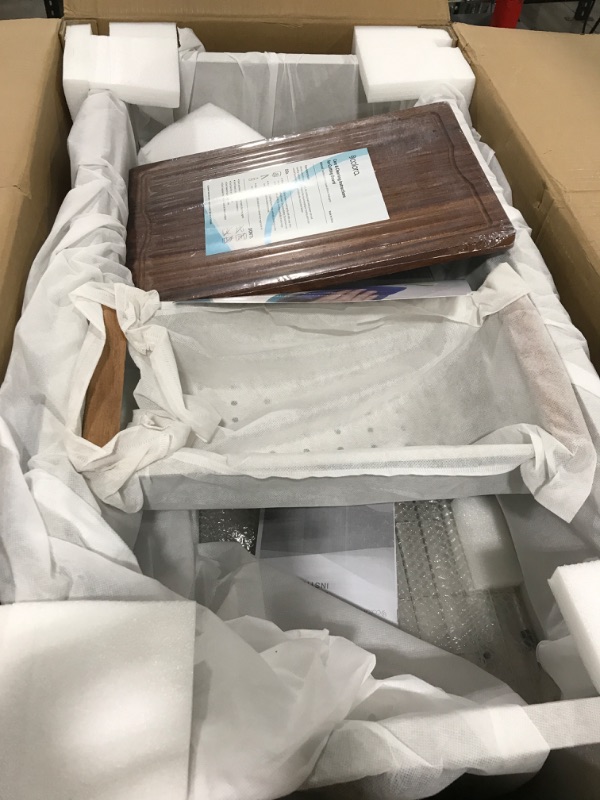 Photo 1 of Dcolora 36 Inch Large Double Bowl Low-Divide Kitchen Sink Undermount 16 Gauge Stainless Steel 60/40 Split with Workstation, 36"x19"x10" Double Basin, DC-U7739 60/40 Split 36 Inch