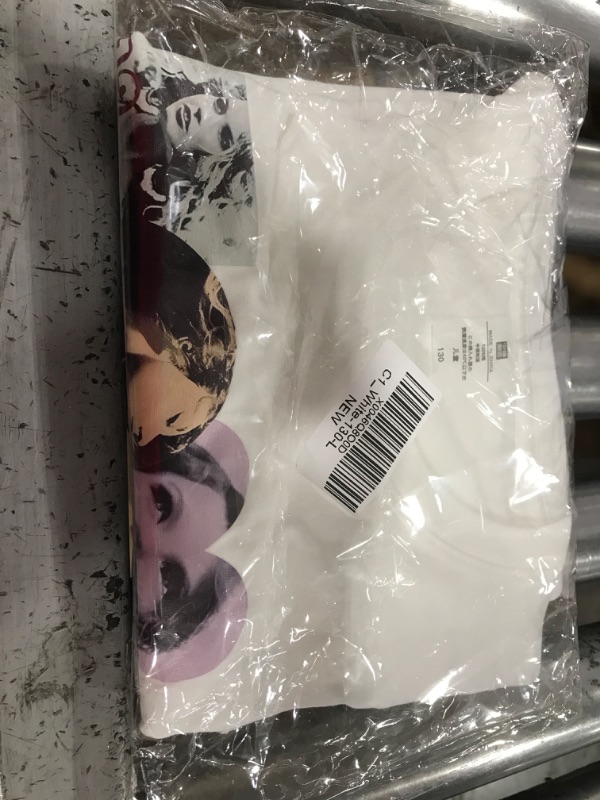 Photo 1 of WHITE TAYLOR SWIFT SHIRT, SIZE LARGE 