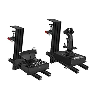 Photo 1 of Hikig 2 Set The Desk Mount for The Flight Sim Game Joystick, Throttle and Hotas Systems Compatible with Logitech X56, X52, X52 Pro, Thrustmaster T-Flight Hotas,Thrustmaster T.16000M, Thrustmaster TCA