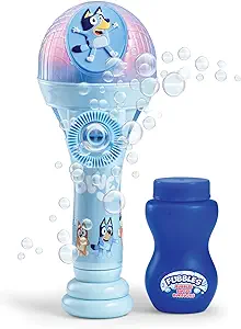 Photo 1 of BLUEY Dance Mode Bubble Machine and Toy Microphone | Bluey Toy for Baby, Toddlers and Kids | Includes Bubble Solution
