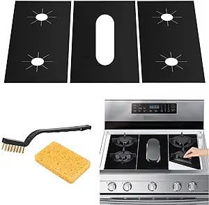 Photo 1 of Stove Covers Gas Stove Top Burner Covers, Extra Long 32" Wide Protectors for Samsung Gas Range Stove Mat, Reusable Non-Stick Washable Stove Covers Heat Resistant Protectors(3Pack)