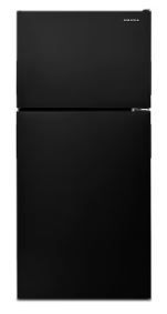 Photo 1 of Amana 18.2-cu ft Top-Freezer Refrigerator (Black)
