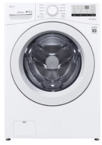 Photo 1 of LG 4.5-cu ft High Efficiency Stackable Front-Load Washer (White) ENERGY STAR
