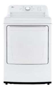 Photo 1 of LG 7.3-cu ft Reversible Side Swing Door Gas Dryer (White) ENERGY STAR
