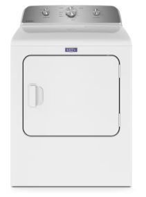 Photo 1 of Maytag 7-cu ft Electric Dryer (White)
