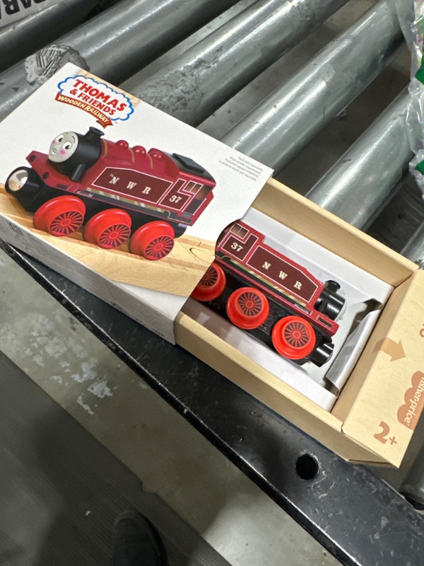 Photo 2 of Thomas & Friends Wooden Railway Toy Train Rosie Push-Along Wood Engine for Toddlers & Preschool Kids Ages 2+ Years Wood Vehicle Rosie