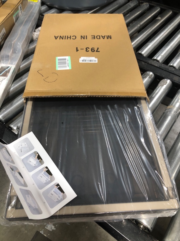 Photo 1 of haomsj Stackable Storage Bins Collapsible Closet Organizer Clear Box Large Cube Plastic Container with Handles & Wheels, 2 Ways to Open for Playroom, Home and Camping Cabinet (50 Quarts, White) 50 Quarts White