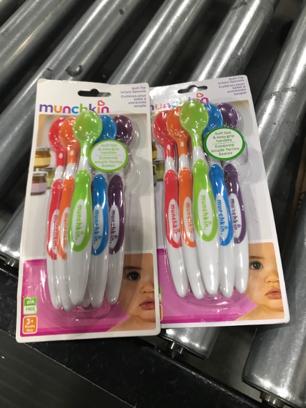 Photo 2 of 2 PACK Munchkin - Soft-Tip Infant Spoons (6pk)