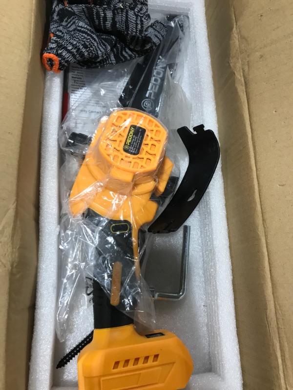 Photo 2 of Mini Electric Chainsaw 8 Inch for DeWalt 20V Battery, Cordless Handheld Chain Saw Battery Powered for Wood Cutting Garden Trimming Small Chainsaw?Battery Not Included?