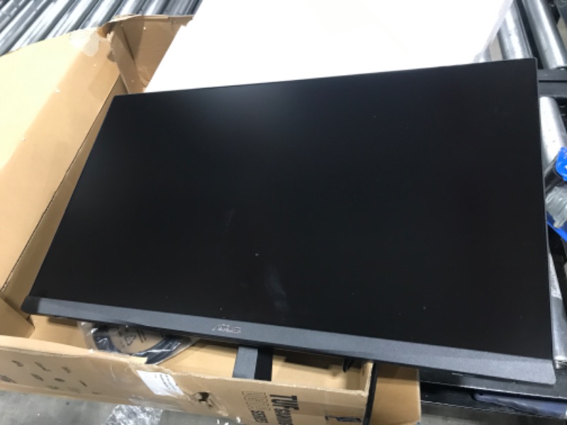 Photo 2 of ASUS TUF Gaming 27” 1080P Gaming Monitor (VG277Q1A) - Full HD, 165Hz (Supports 144Hz), 1ms, Extreme Low Motion Blur, FreeSync Premium, Shadow Boost, Eye Care, HDMI, DisplayPort, Tilt Adjustable 27" FHD 1ms 165Hz FreeSync Premium