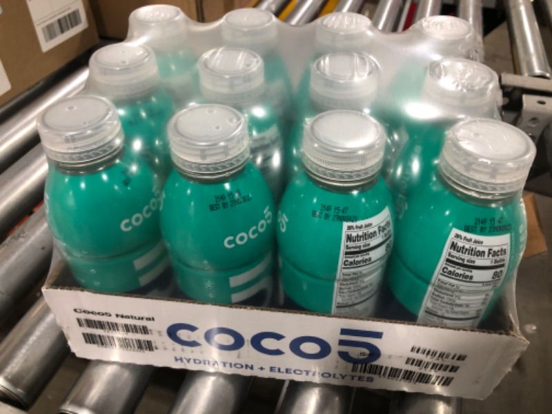 Photo 2 of Coco5 Clean Sports Hydration Coconut Flavor | 100% Natural | 50% Less Sugar | Nothing Artificial | Non-GMO | Gluten Free | Developed by Pro Trainers for Pro Athletes | 16.9 Oz (Pack of 12)