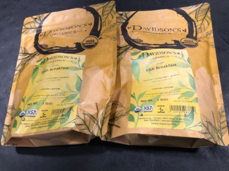 Photo 2 of 2 PACK- Davidson's Tea Bulk, Irish Breakfast, 16 Ounce BEST BY 1/10/2024