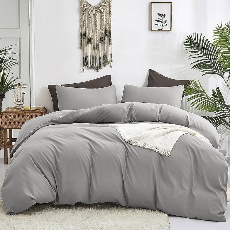 Photo 1 of Grey Comforter Blanket Queen Sz
