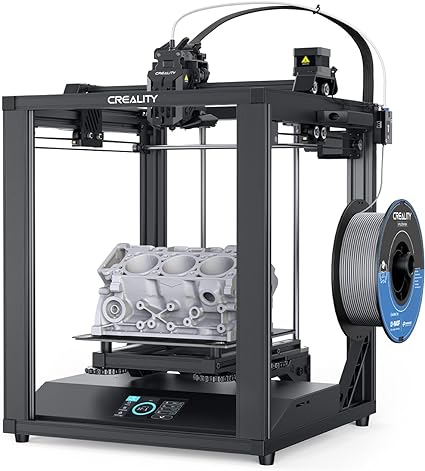 Photo 1 of Creality Official 3D Printer Ender-5 S1 250mm/s High-Speed 3D Printers with 300 High-Temp Nozzle Direct Drive Extruder, CR Touch Auto Leveling, Stable Cube Frame High Precision