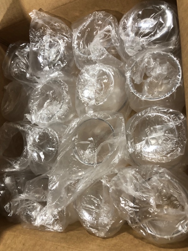 Photo 1 of 16 Count 12 oz Unbreakable Stemless Plastic Wine Champagne Glasses Elegant Durable Reusable | Shatterproof Indoor Outdoor Ideal for Home, Office, Bars, Wedding, Bridal Baby Shower, (16)