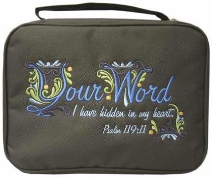 Photo 1 of Canvas Bible Cover Your Word Large