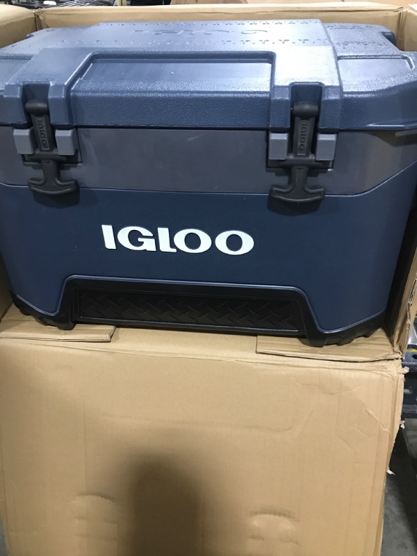 Photo 2 of Igloo BMX 52 Quart Cooler with Cool Riser Technology Rugged Blue Cooler