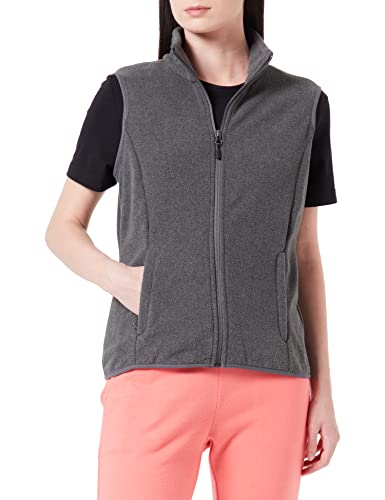 Photo 1 of Amazon Essentials Women's Classic-Fit Sleeveless Polar Soft Fleece Vest (Available in Plus Size), Charcoal Heather, 6X
