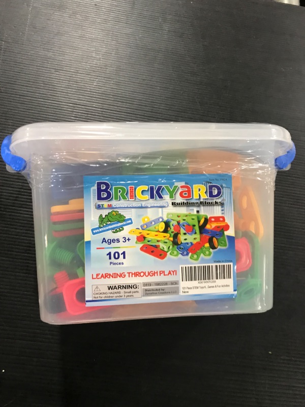 Photo 2 of Brickyard Building Blocks Stem Toys Kit Educational Construction 