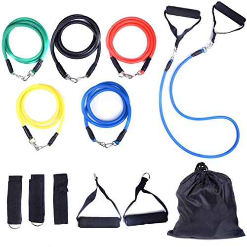 Photo 1 of BFR Bands Resistance Band Set for Men and Women - Portable Strength Training Equipment for Arms and Legs W/Door Anchor & Carry Bag
