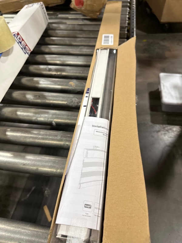 Photo 1 of CITOLEN Motorized Blinds with Integral Valance Zebra Blinds Upgraded Smart Blinds Custom Size Automatic Blinds for Windows Remote Control Electric Zebra Shades Alexa/Google Blinds,Gray, 34''Wx72''H Gray 34''W x 72''H
