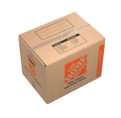 Photo 1 of 21 in. L x 15 in. W x 16 in. D Heavy-Duty Medium Moving Box with Handles (10-Pack)
