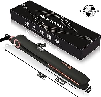 Photo 1 of Kristin Ess Hair 3-In-One Ceramic Flat Iron Hair Straightener for Straightening, Waving + Curling, Soft Heat Technology for Smoothing + Frizz Control, Dual Voltage, Auto Shut-Off