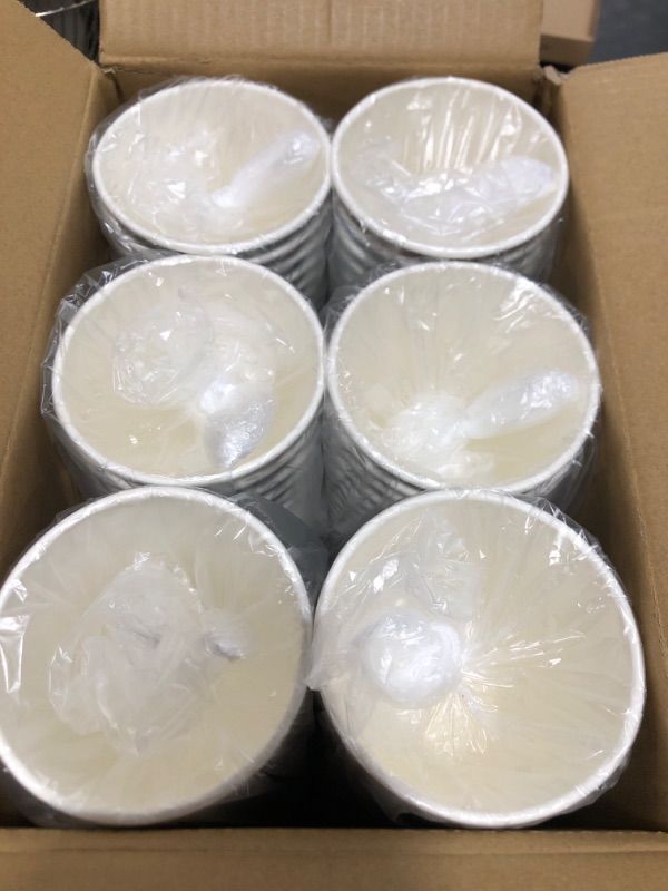 Photo 1 of 16 oz Paper Coffee Cups - 180 Count, Disposable Cups 16 Ounce Zipper Pattern Cups for Hot/Cold Beverage Drinking