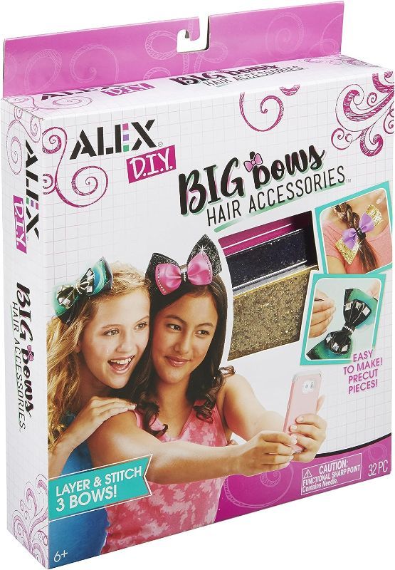 Photo 1 of Alex DIY Big Bow's Hair Accessories Kids Art and Craft Activity