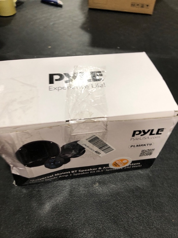 Photo 3 of Pyle PLMRKT9 - Universal Mount Bluetooth Speaker Amplifier System - Marine Grade Amp + Speaker Kit (6.5 Speakers, 240 Watt)