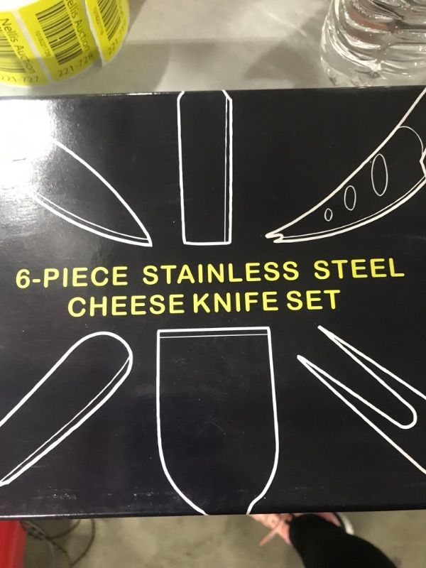 Photo 1 of 6 PIECE STAINLESS STEEL CHEESE KNIFE SET 