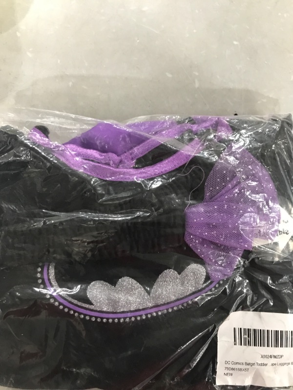 Photo 1 of BATGIRL TODDLER OUTFIT 
SIZE 5T