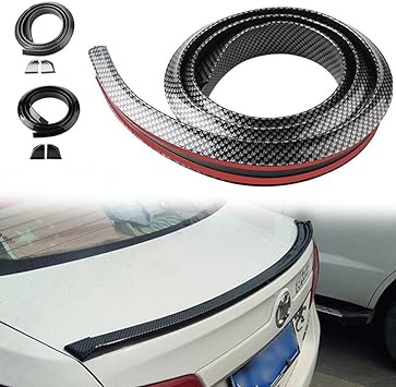 Photo 1 of 1.5M Carbon Fiber Spoilers Styling DIY Refit Spoiler for Audi BMW Toyota Honda KIA Cerato Hyundai Benz Mazda Ford Skoda Octavia 