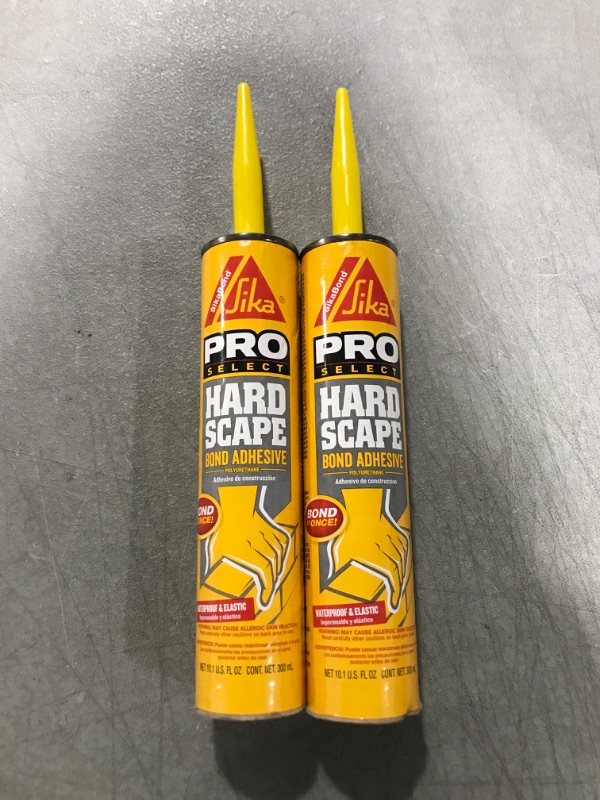 Photo 2 of 2 Sika Sikabond - Hardscape Adhesive - Gray - Durable and Flexible Outdoor Adhesive - for Landscape Projects - Exterior use - 10.1 fl oz 