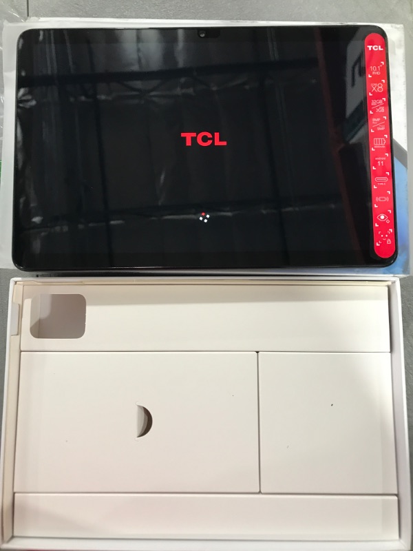 Photo 1 of TCL Android Tablet with Keyboard, TAB 10s 10.1 Inch FHD Tablet, 8000mAh Larger Battery, 32GB (up to 256GB) Storage, 3GB RAM, WiFi Android Tab, Eye Protection, Matte Gray