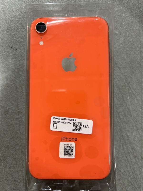 Photo 3 of Apple iPhone XR, 64GB, Coral - Unlocked (Renewed)