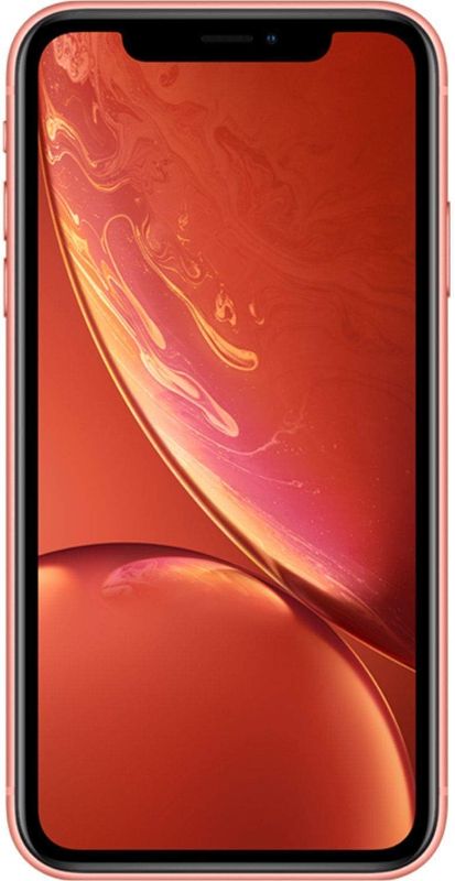 Photo 1 of Apple iPhone XR, 64GB, Coral - Unlocked (Renewed)