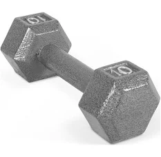 Photo 1 of 10 lb weider hex dumbell metal