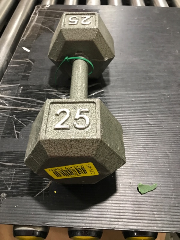 Photo 2 of 25 lb weider hex dumbell metal