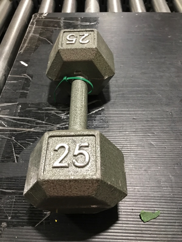 Photo 1 of 25 lb weider hex dumbell metal