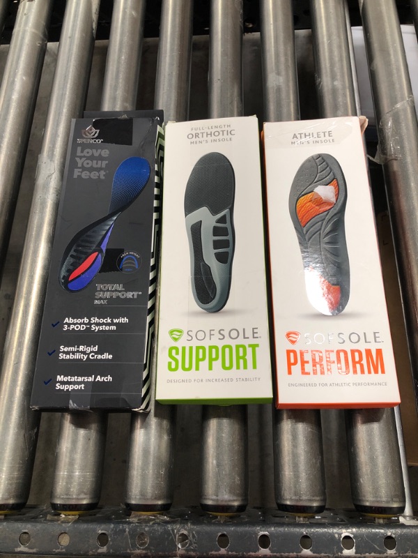 Photo 1 of 3 Pack of Various Men's Insoles