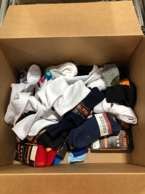 Photo 2 of Box Lot of Various Socks