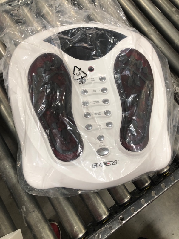 Photo 2 of CINCOM Foot Circulation Stimulator, EMS Tens Muscle Stimulator for Neuropathy, Pain Relief and Circulation, Plantar Fasciitis