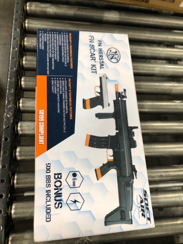 Photo 3 of 
Evike FN Herstal Licensed Scar-L Airsoft AEG and FNS-9 Pistol Starter KIt Kit by Cybergun
Color:Black