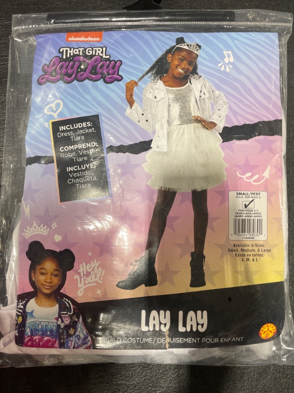 Photo 2 of Rubie's Girl's That Girl Lay Lay Princess Slay Costume, As Shown Small